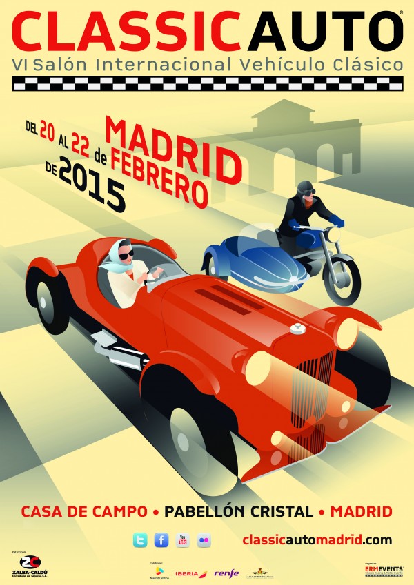Cartel ClassicAuto Madrid 2015